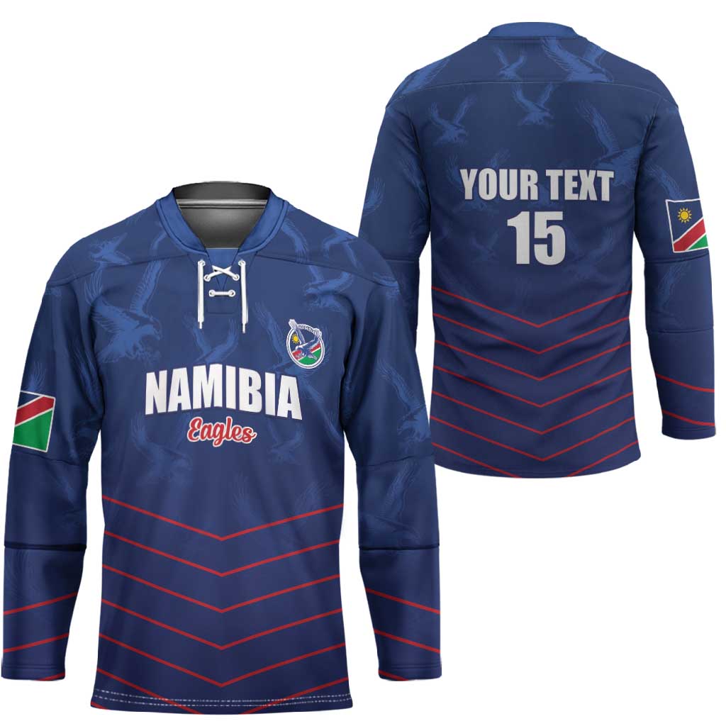 Custom Namibia Cricket Hockey Jersey Go Eagles Go
