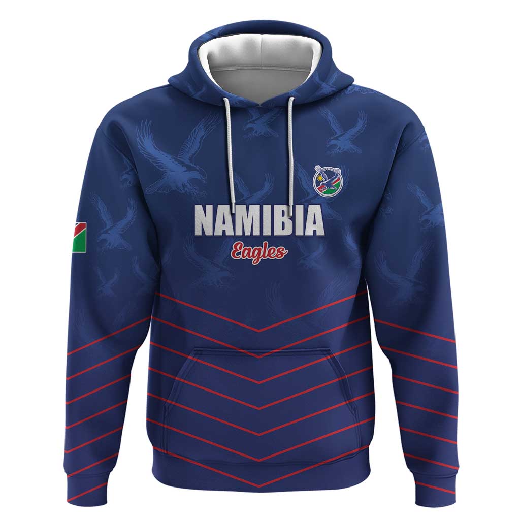 Custom Namibia Cricket Hoodie Go Champions - African Pride