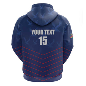 Custom Namibia Cricket Hoodie Go Champions - African Pride