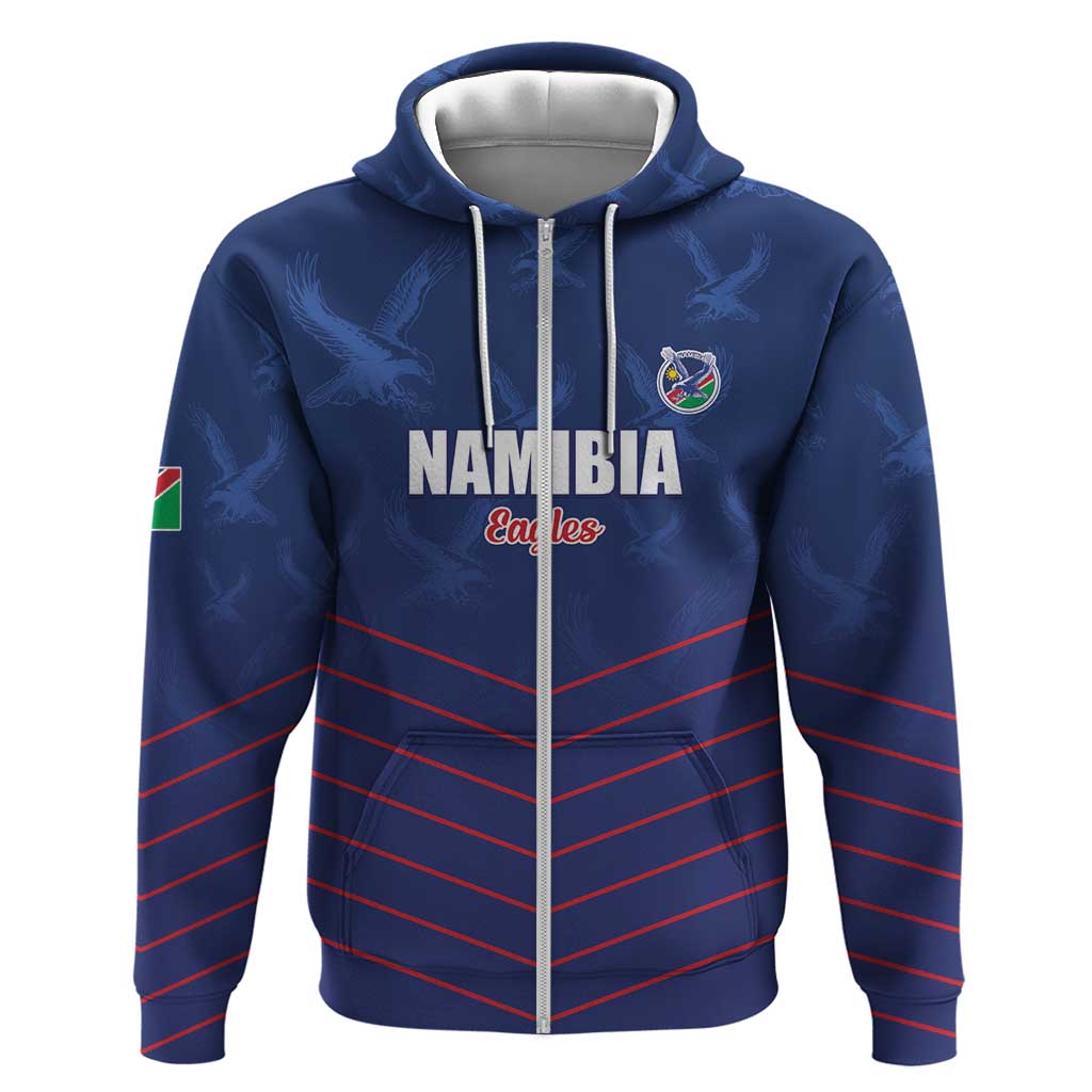 Custom Namibia Cricket Hoodie Go Champions - African Pride