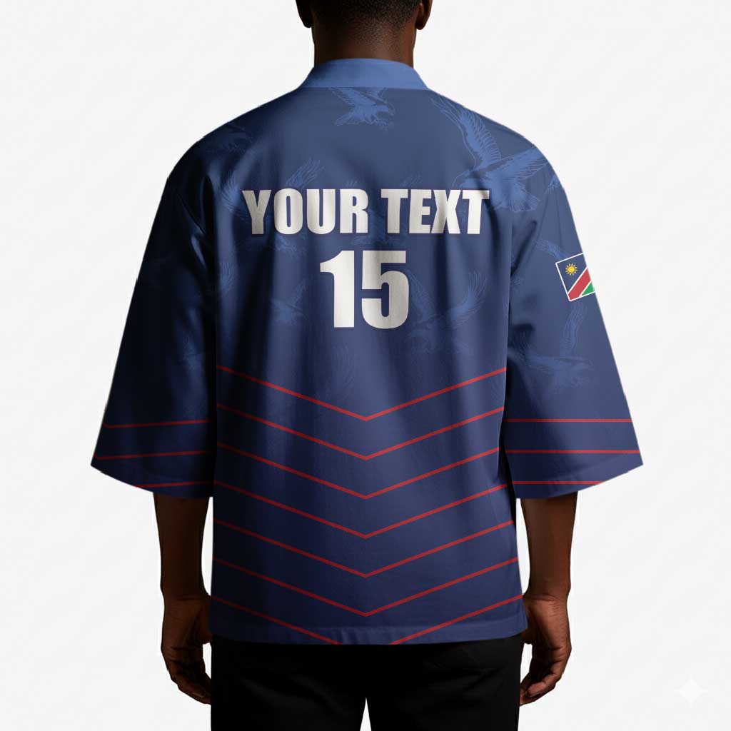 Custom Namibia Cricket Kimono Go Eagles Go