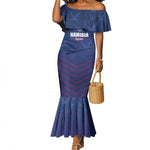 Custom Namibia Cricket Mermaid Dress Go Champions - African Pride