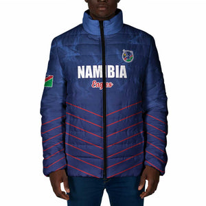 Custom Namibia Cricket Padded Jacket Go Eagles Go