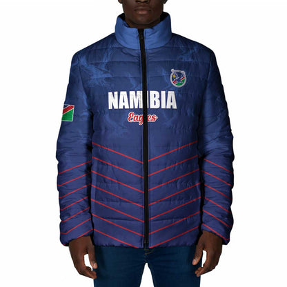 Custom Namibia Cricket Padded Jacket Go Eagles Go