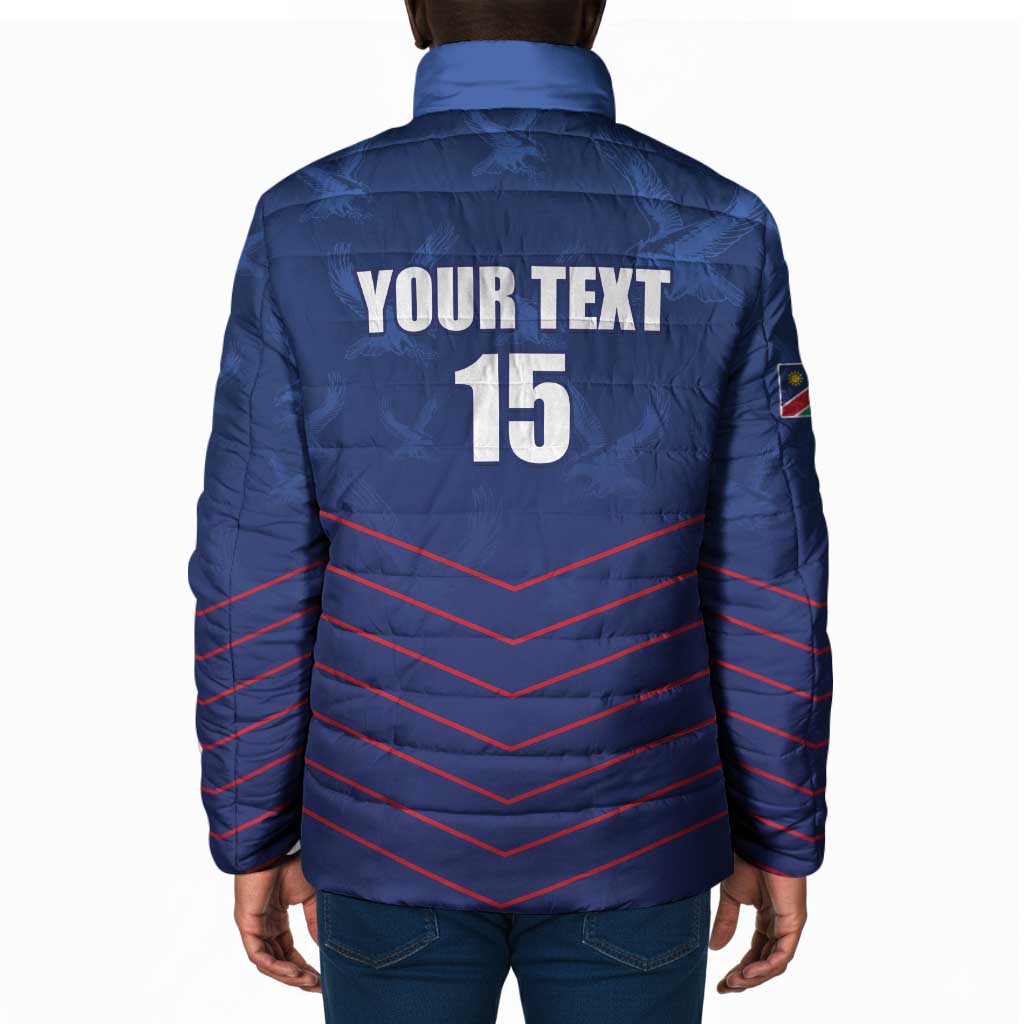 Custom Namibia Cricket Padded Jacket Go Eagles Go