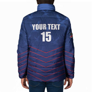 Custom Namibia Cricket Padded Jacket Go Eagles Go