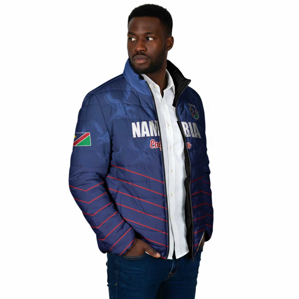 Custom Namibia Cricket Padded Jacket Go Eagles Go