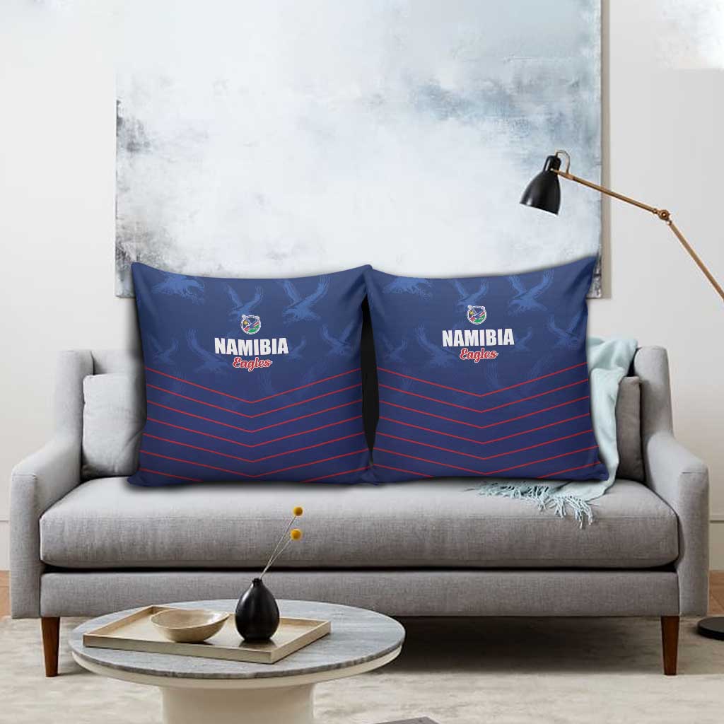 Namibia Cricket Pillow Cover Go Eagles Go