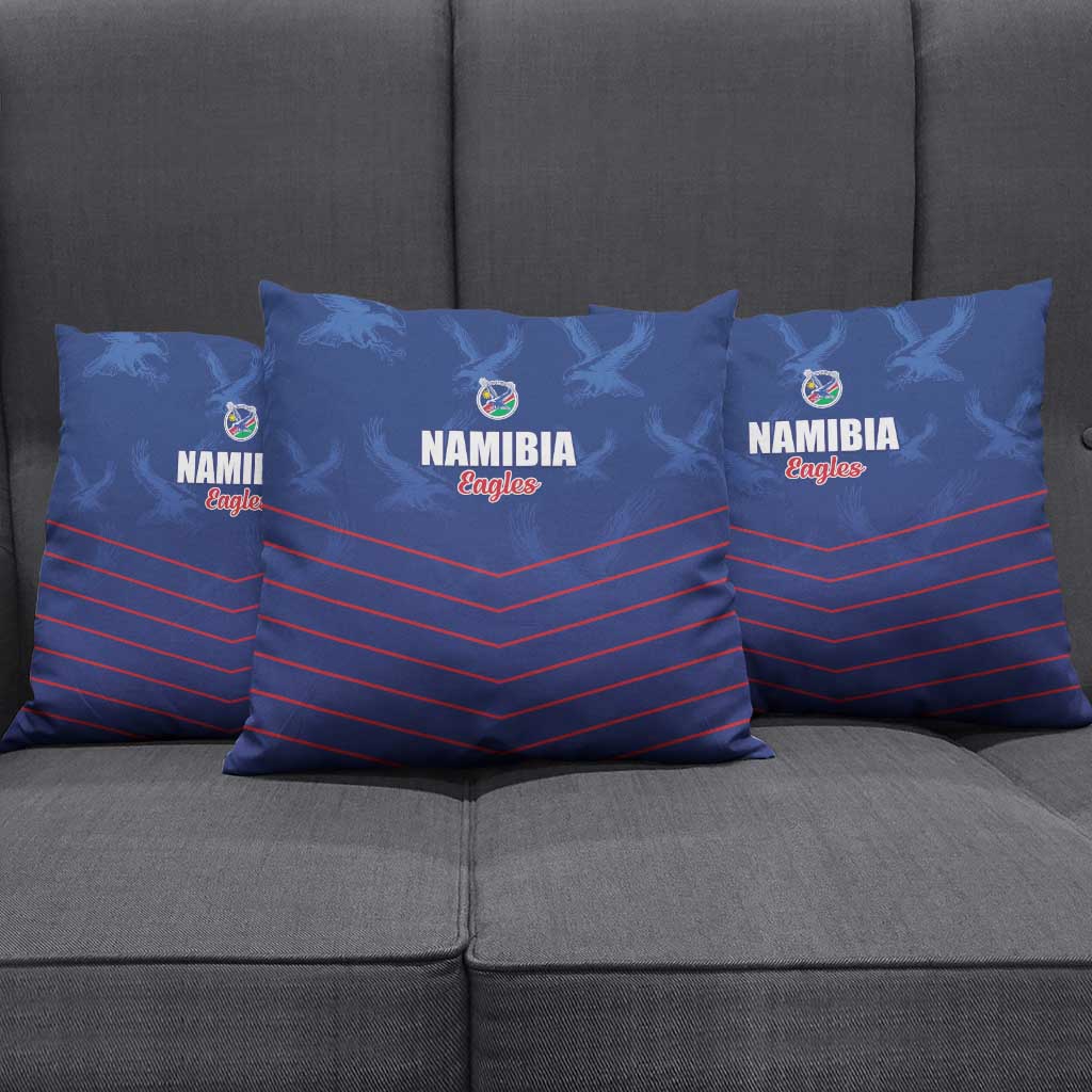 Namibia Cricket Pillow Cover Go Eagles Go