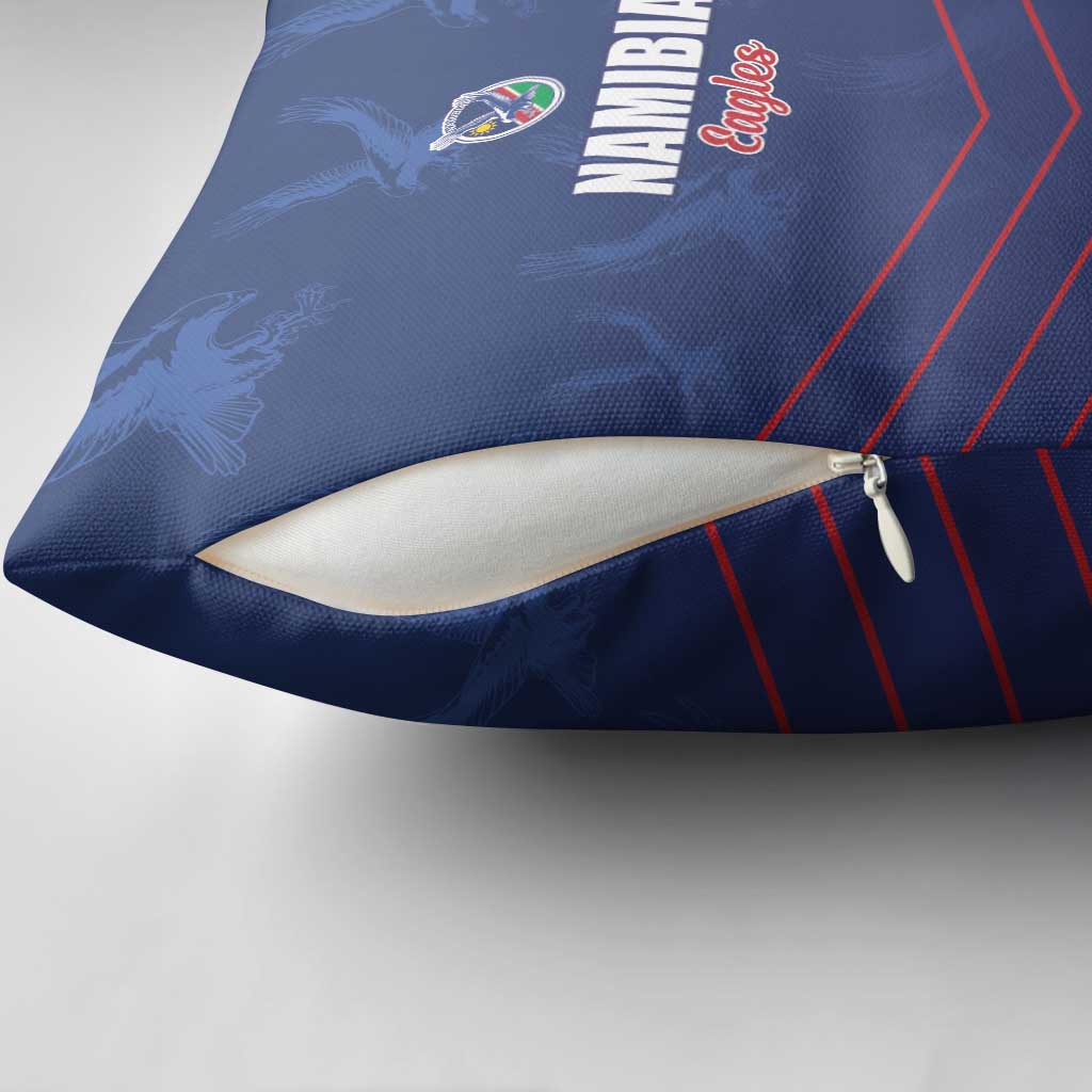 Namibia Cricket Pillow Cover Go Eagles Go