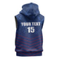 Custom Namibia Cricket Sleeveless Zip Hoodie Go Champions - African Pride