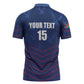 Custom Namibia Cricket Zipper Polo Shirt Go Eagles Go