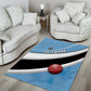 Botswana Cricket Area Rug Go Champions Baggy Blues - African Pride