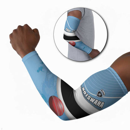 Custom Botswana Cricket Arm Sleeves Go Baggy Blues