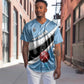 Custom Botswana Cricket Baseball Jersey Go Champions Baggy Blues - African Pride