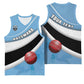 Custom Botswana Cricket Basketball Jersey Go Champions Baggy Blues LT15
