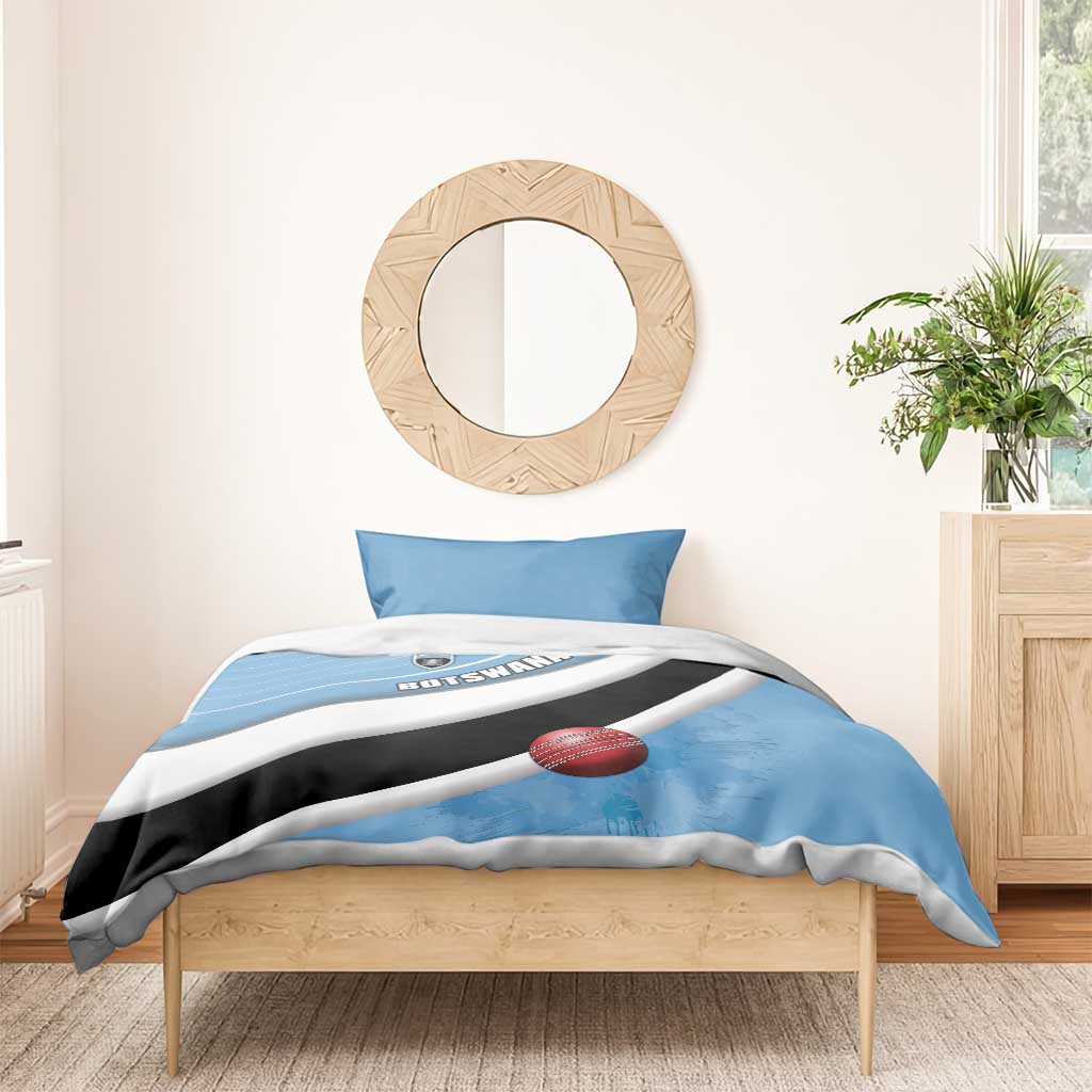 Botswana Cricket Bedding Set Go Champions Baggy Blues - African Pride