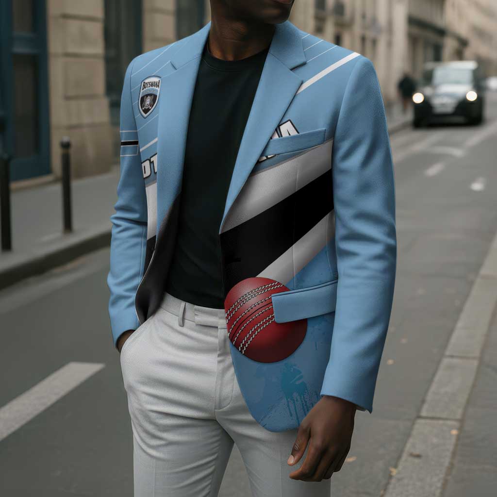 Custom Botswana Cricket Blazer Go Baggy Blues