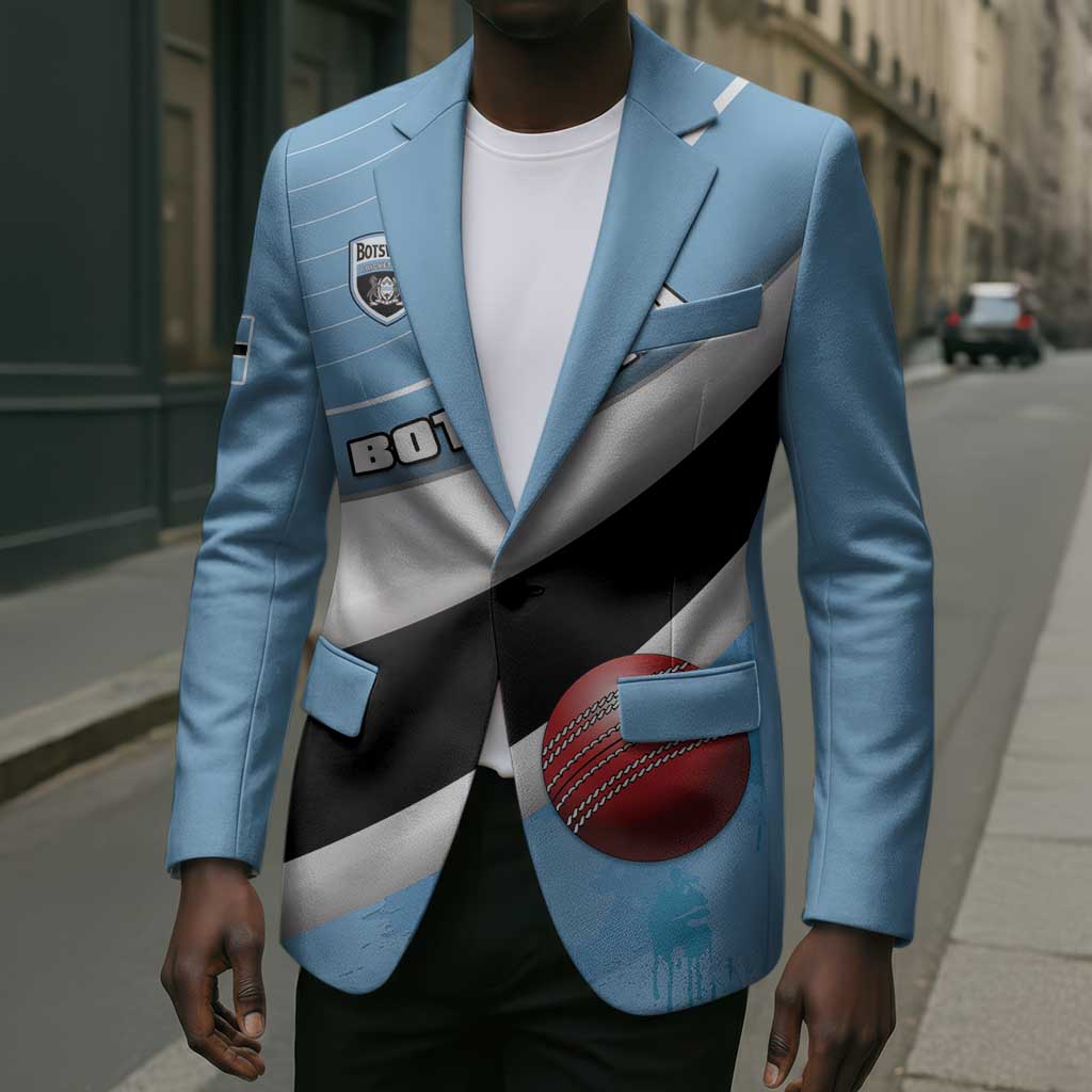Custom Botswana Cricket Blazer Go Baggy Blues
