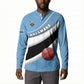 Custom Botswana Cricket Button Sweatshirt Go Baggy Blues
