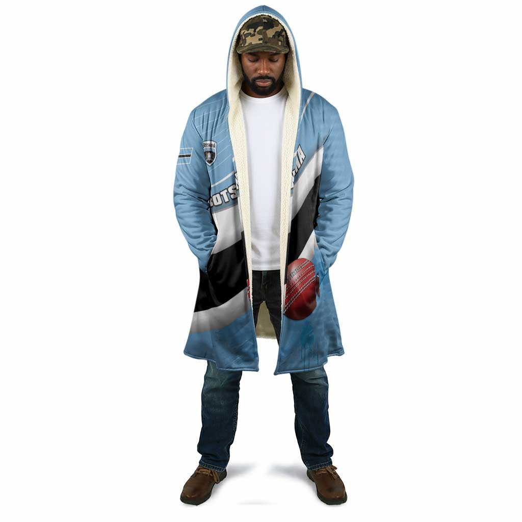 Custom Botswana Cricket Cloak Go Baggy Blues
