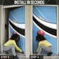 Custom Botswana Cricket Door Cover Go Baggy Blues