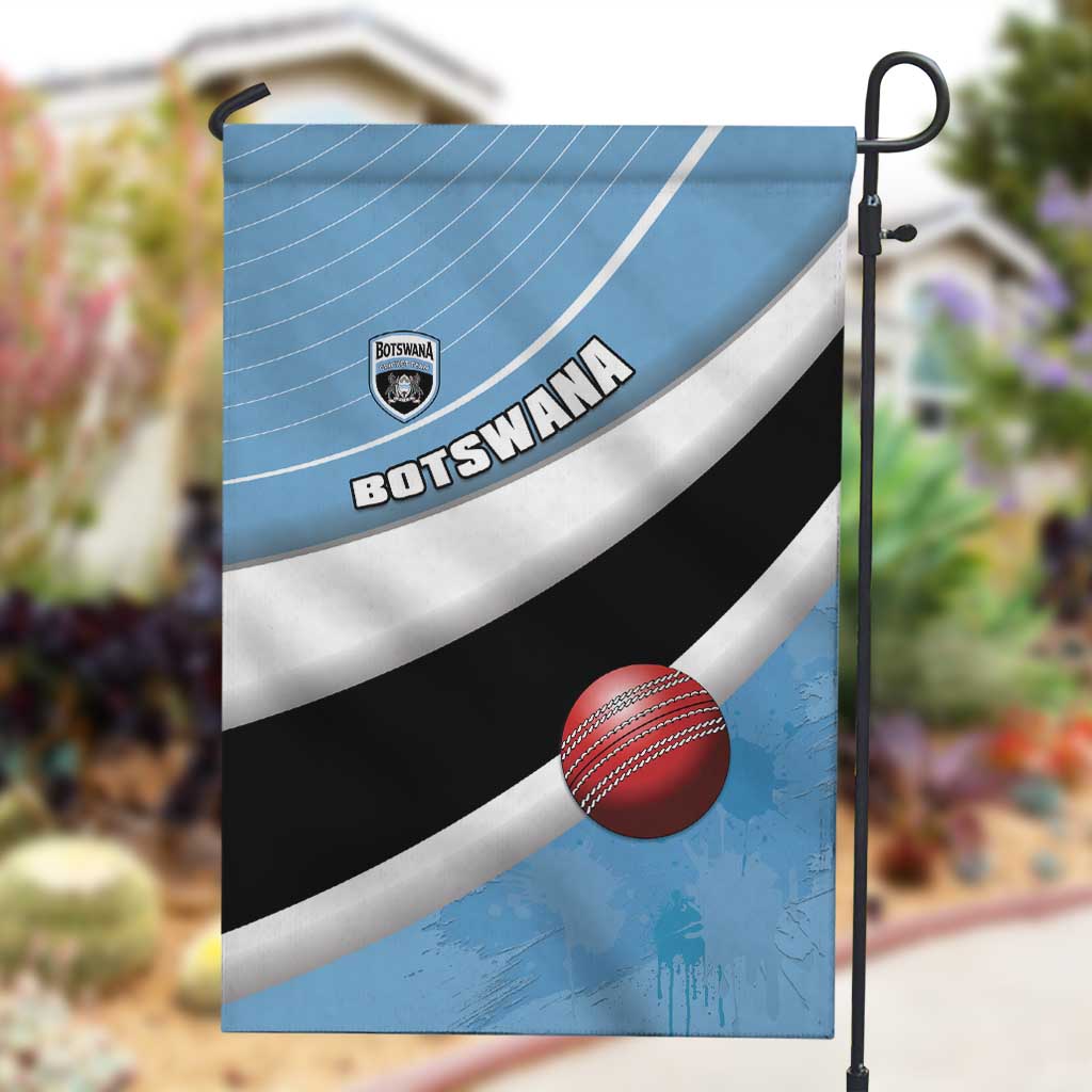Botswana Cricket Garden Flag Go Champions Baggy Blues - African Pride