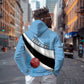 Custom Botswana Cricket Hoodie Go Champions Baggy Blues - African Pride