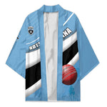 Custom Botswana Cricket Kimono Go Baggy Blues
