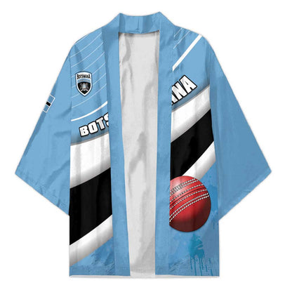 Custom Botswana Cricket Kimono Go Baggy Blues