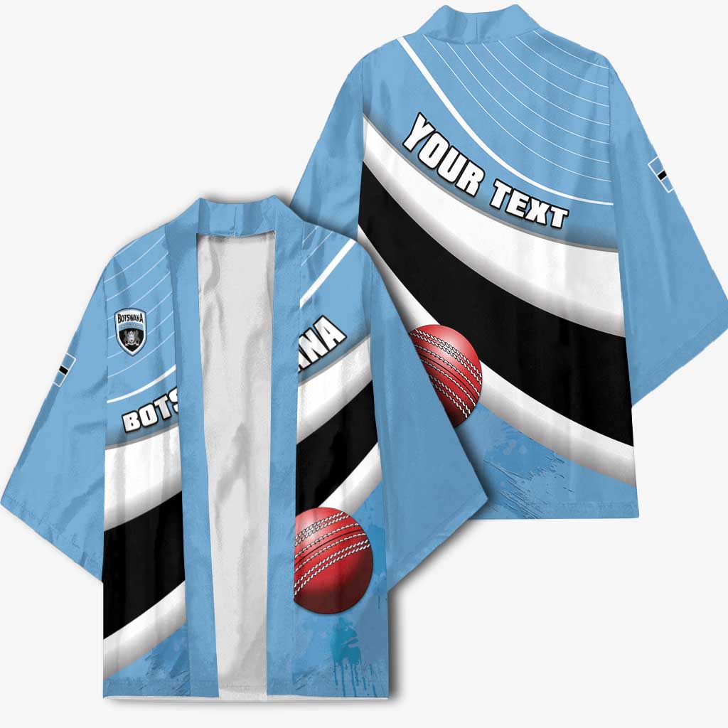 Custom Botswana Cricket Kimono Go Baggy Blues
