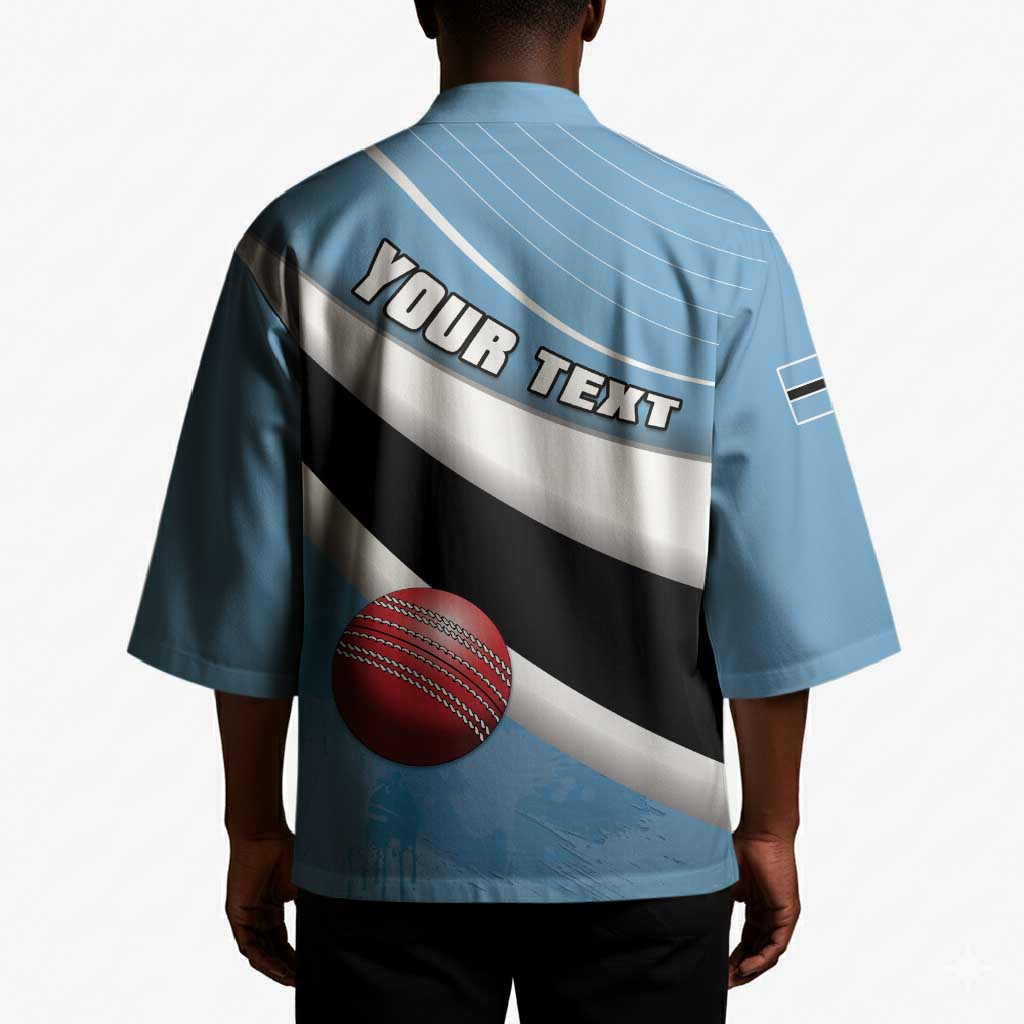Custom Botswana Cricket Kimono Go Baggy Blues