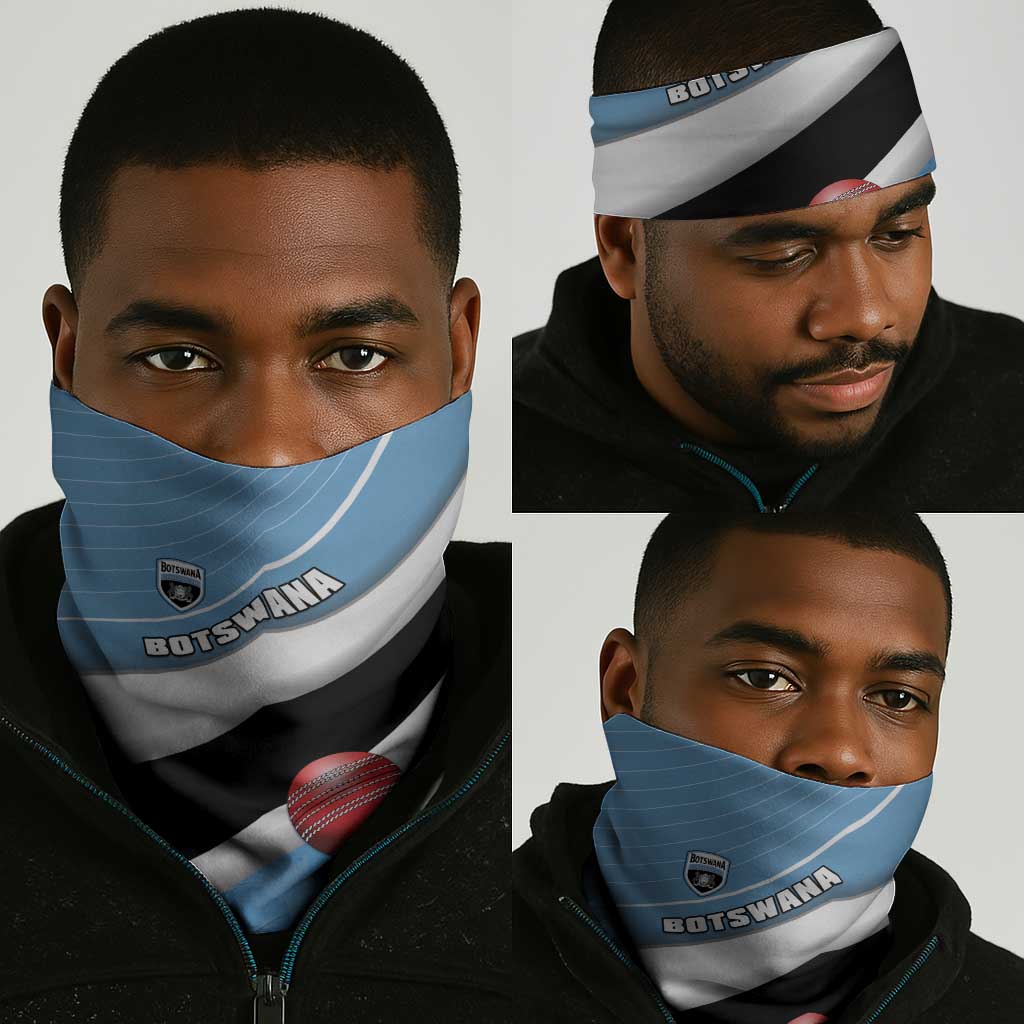 Botswana Cricket Neck Gaiter Go Champions Baggy Blues LT15
