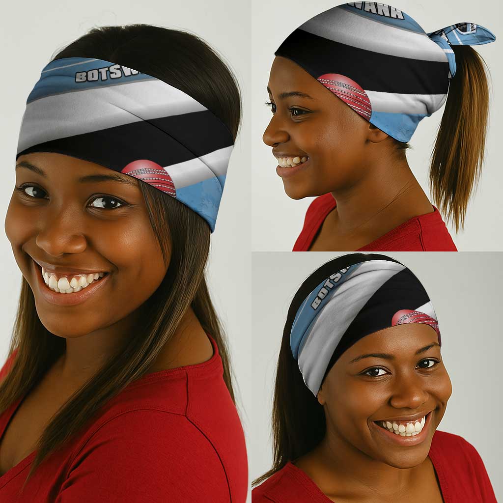 Botswana Cricket Neck Gaiter Go Champions Baggy Blues LT15