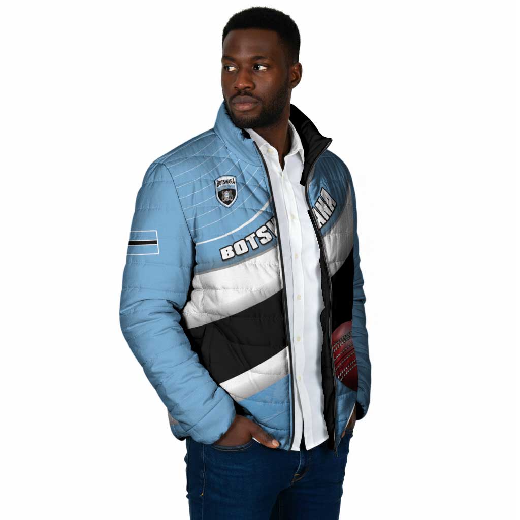 Custom Botswana Cricket Padded Jacket Go Baggy Blues