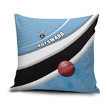 Botswana Cricket Pillow Cover Go Baggy Blues