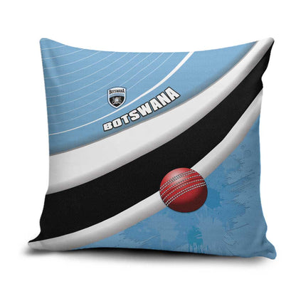 Botswana Cricket Pillow Cover Go Baggy Blues
