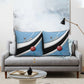 Botswana Cricket Pillow Cover Go Baggy Blues