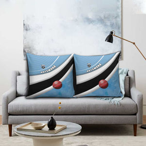 Botswana Cricket Pillow Cover Go Baggy Blues