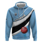 Custom Botswana Cricket Zip Hoodie Go Champions Baggy Blues - African Pride