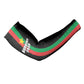 Personalized Burkina Faso Striped Arm Sleeves African Mud Cloth Pattern - Black