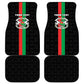 Burkina Faso Car Mats Striped Black - Bogolan Pattern - African Pride