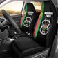 Burkina Faso Car Seat Cover Striped Black - Bogolan Pattern - African Pride