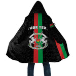 Personalized Burkina Faso Striped Cloak African Mud Cloth Pattern - Black