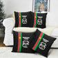 Burkina Faso Striped Pillow Cover African Mud Cloth Pattern - Black