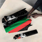 Burkina Faso Striped Umbrella African Mud Cloth Pattern - Black