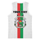 Personalized Burkina Faso Basketball Jersey Striped White - Bogolan Pattern LT15