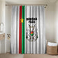Burkina Faso Striped Bathroom Set African Mud Cloth Pattern - White