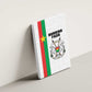 Burkina Faso Canvas Wall Art Striped White - Bogolan Pattern - African Pride