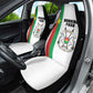 Burkina Faso Car Seat Cover Striped White - Bogolan Pattern - African Pride